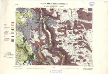 Geologiske kart 64: Den geologiske Undersøgelse, Gausdal