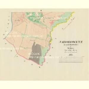Jaborowetz (Gaborowec) - m1055-1-002 - Kaiserpflichtexemplar der Landkarten des stabilen Katasters