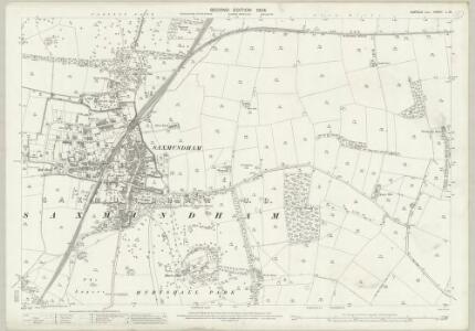 Suffolk L.13 (includes: Benhall; Kelsale cum Carlton; Saxmundham; Sternfield) - 25 Inch Map