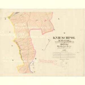 Knieschpol (Kněžpol) - m1215-1-006 - Kaiserpflichtexemplar der Landkarten des stabilen Katasters
