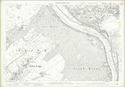 Somerset III.13 (includes: Abbots Leigh; Bristol; Long Ashton) - 25 Inch Map