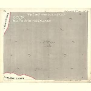 Chodenschloss - c7957-1-009 - Kaiserpflichtexemplar der Landkarten des stabilen Katasters