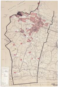 Niederweningen: Definition der Siedlungen für die eidgenössische Volkszählung am 01.12.1970; Siedlungskarte