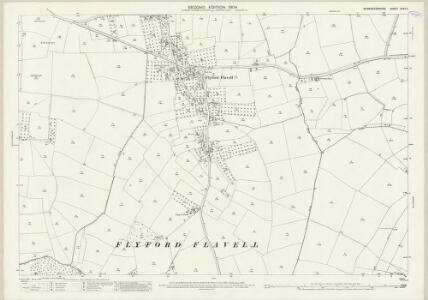 Worcestershire XXXV.5 (includes: Abberton; Flyford Flavell; Kington; Naunton Beauchamp; North Piddle) - 25 Inch Map