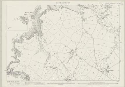 Cornwall XXIV.9 & XXIVA.12 (includes: St Eval; St Merryn) - 25 Inch Map