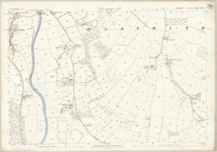 Yorkshire CXXXVI.14 (includes: Dacre; Hartwith Cum Winsley) - 25 Inch Map