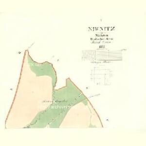 Niwnitz - m2006-1-001 - Kaiserpflichtexemplar der Landkarten des stabilen Katasters
