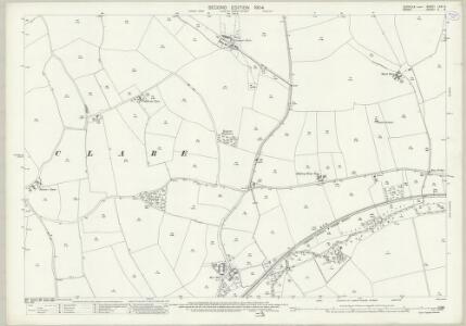 Suffolk LXXI.6 (includes: Ashen; Clare; Stoke by Clare) - 25 Inch Map