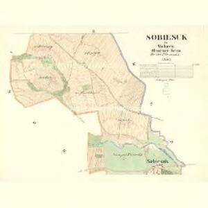 Sobiesuk - m2806-1-002 - Kaiserpflichtexemplar der Landkarten des stabilen Katasters