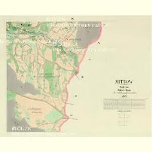 Mittow - c4726-1-004 - Kaiserpflichtexemplar der Landkarten des stabilen Katasters