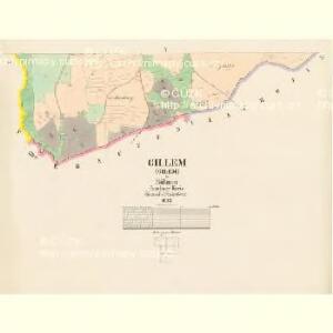 Gillem (Gilem) - c2893-1-005 - Kaiserpflichtexemplar der Landkarten des stabilen Katasters
