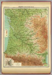 France - south-western section; Bordeaux.