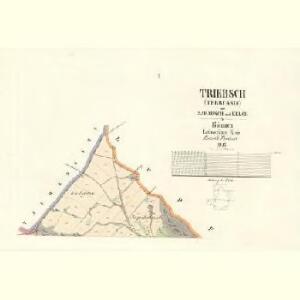 Triebsch (Trebussin) - c8059-1-001 - Kaiserpflichtexemplar der Landkarten des stabilen Katasters