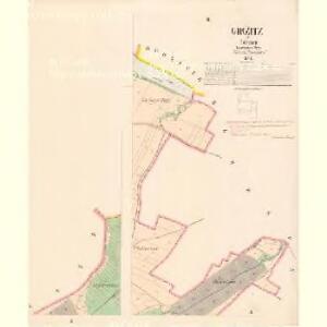 Girzitz - c2931-1-003 - Kaiserpflichtexemplar der Landkarten des stabilen Katasters