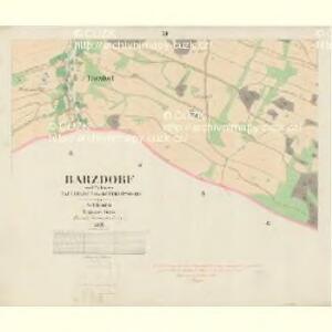 Barzdorf - m0055-1-003 - Kaiserpflichtexemplar der Landkarten des stabilen Katasters