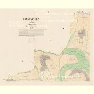 Wonischen - c5386-1-001 - Kaiserpflichtexemplar der Landkarten des stabilen Katasters