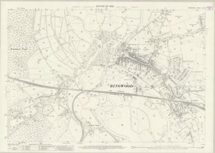 Hampshire and Isle of Wight LXX.11 (includes: Ringwood; St Leonards and St Ives) - 25 Inch Map
