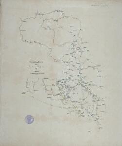Übersichts-Karte zu den Operationen des Feldzuges 1761 in Schlesien von Anfang July bis zum Schluss