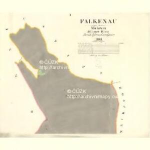 Falkenau - m2813-2-001 - Kaiserpflichtexemplar der Landkarten des stabilen Katasters