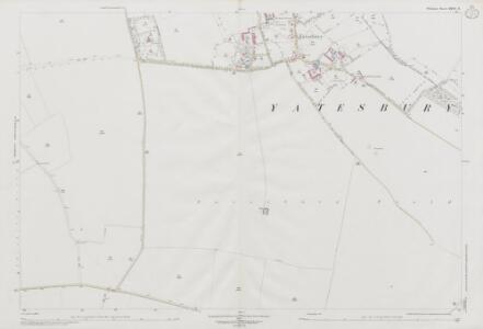 Wiltshire XXVII.8 (includes: Cherhill; Compton Bassett) - 25 Inch Map