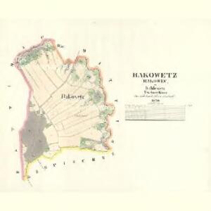 Rakowetz (Rakowec) - m2551-1-001 - Kaiserpflichtexemplar der Landkarten des stabilen Katasters