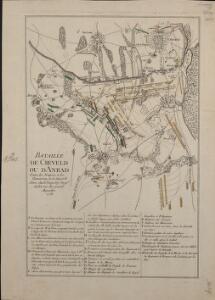 Bataille De Creveld Ou D'Anrad Entre les Francois et les Hanovriens le 23. Juin 1758
