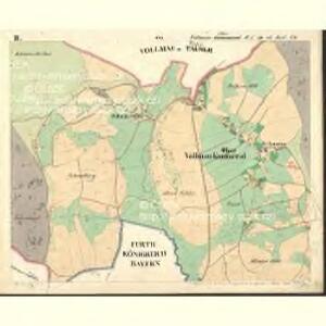 Vollmau Ober - c2039-1-002 - Kaiserpflichtexemplar der Landkarten des stabilen Katasters