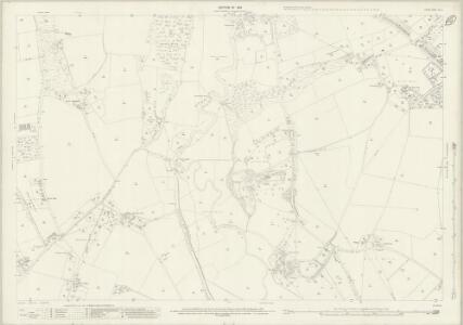 Surrey XXIV.1 (includes: Send; Woking) - 25 Inch Map