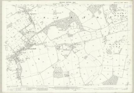 Suffolk XXXVIII.16 (includes: Peasenhall; Sibton; Yoxford) - 25 Inch Map