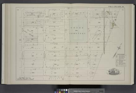 Vol. 2. Plate, Q. [Map bound by Magnolia St., City Line, Weirfield St., Central Ave.; Including Palmetto St., Woodbine St., Ivy St., Jacob St., Cornelia St., Vigelius St., Duryea St., Hamburg St., Knickerbocker Ave., Irving Ave., Wyckoff Ave., Myrtle Ave