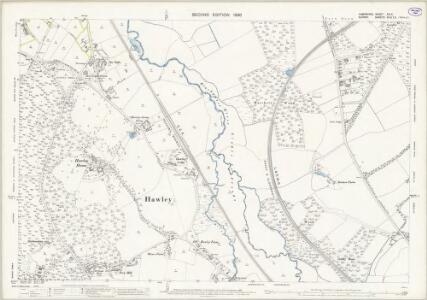 Hampshire and Isle of Wight XIII.5 (includes: Farnborough; Frimley; Hawley; Yateley) - 25 Inch Map