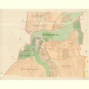 Kržižanowitz - m1401-1-002 - Kaiserpflichtexemplar der Landkarten des stabilen Katasters