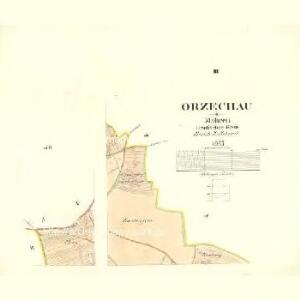 Orzechau - m2165-1-003 - Kaiserpflichtexemplar der Landkarten des stabilen Katasters