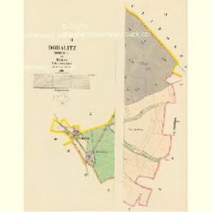 Dohalitz (Dohalic) - c1225-1-002 - Kaiserpflichtexemplar der Landkarten des stabilen Katasters