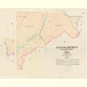 Neschkareditz (Nesskaredic) - c5069-1-001 - Kaiserpflichtexemplar der Landkarten des stabilen Katasters