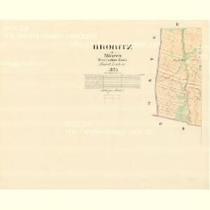 Hrobitz - m0905-1-002 - Kaiserpflichtexemplar der Landkarten des stabilen Katasters