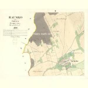 Rausko - m2608-1-002 - Kaiserpflichtexemplar der Landkarten des stabilen Katasters