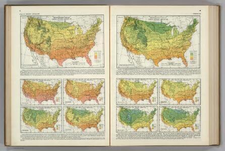Monthly Temperature Maps:  November.  December.  Atlas of American Agriculture.