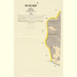 Oberdorf - c2170-1-002 - Kaiserpflichtexemplar der Landkarten des stabilen Katasters