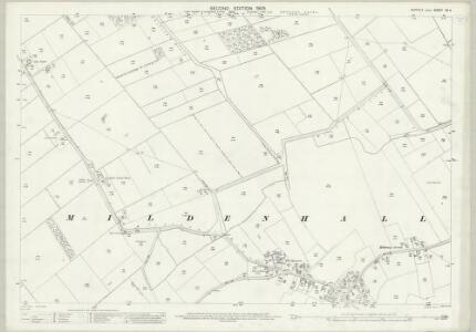 Suffolk XX.4 (includes: Mildenhall) - 25 Inch Map