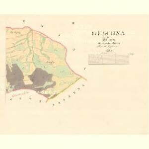 Deschna - m0427-1-002 - Kaiserpflichtexemplar der Landkarten des stabilen Katasters