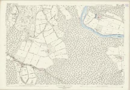Worcestershire VII.12 (includes: Kidderminster Foreign; Kinlet; Upper Arley) - 25 Inch Map