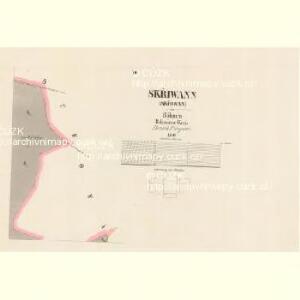 Skrziwann (Skřiwan) - c6968-1-003 - Kaiserpflichtexemplar der Landkarten des stabilen Katasters