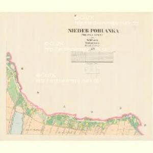 Nieder Pohlanka (Polanka Dulnj) - m0517-1-002 - Kaiserpflichtexemplar der Landkarten des stabilen Katasters