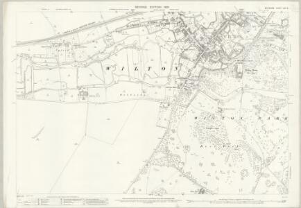 Wiltshire LXVI.9 (includes: Burcombe Without; Wilton) - 25 Inch Map