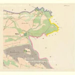 Quitkau (Quitkow) - c3758-1-002 - Kaiserpflichtexemplar der Landkarten des stabilen Katasters