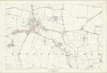Suffolk XXVI.12 (includes: Fressingfield) - 25 Inch Map