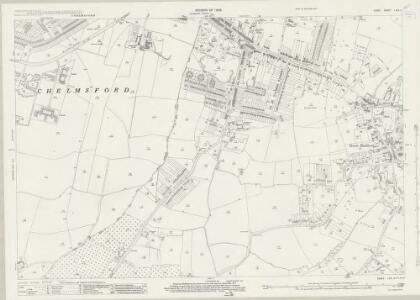 Essex (New Series 1913-) n LXIII.3 (includes: Chelmsford; Great Baddow) - 25 Inch Map