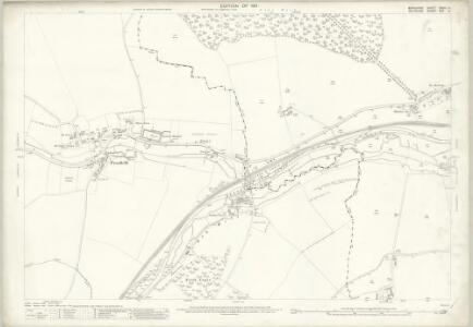 Berkshire XXXIII.14 (includes: Froxfield; Hungerford; Little Bedwyn; Ramsbury) - 25 Inch Map