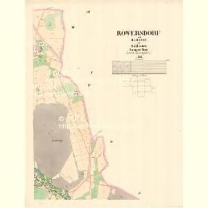Röwersdorf - m3157-1-005 - Kaiserpflichtexemplar der Landkarten des stabilen Katasters